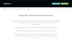 Desktop Screenshot of enigmanz.com